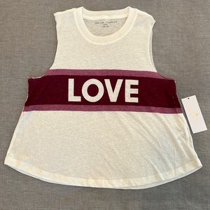 NWT Spiritual Gangster Love Crop Tank. Size Small.
